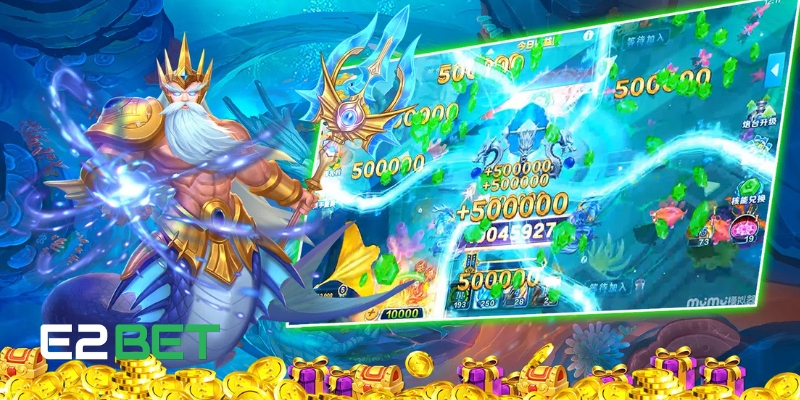 Bắn Cá E2BET - Săn Đá Đổi Thưởng, Trải Nghiệm Giải Trí Tương Lai 1 Giới thiệu sảnh Bắn Cá E2BET siêu thực